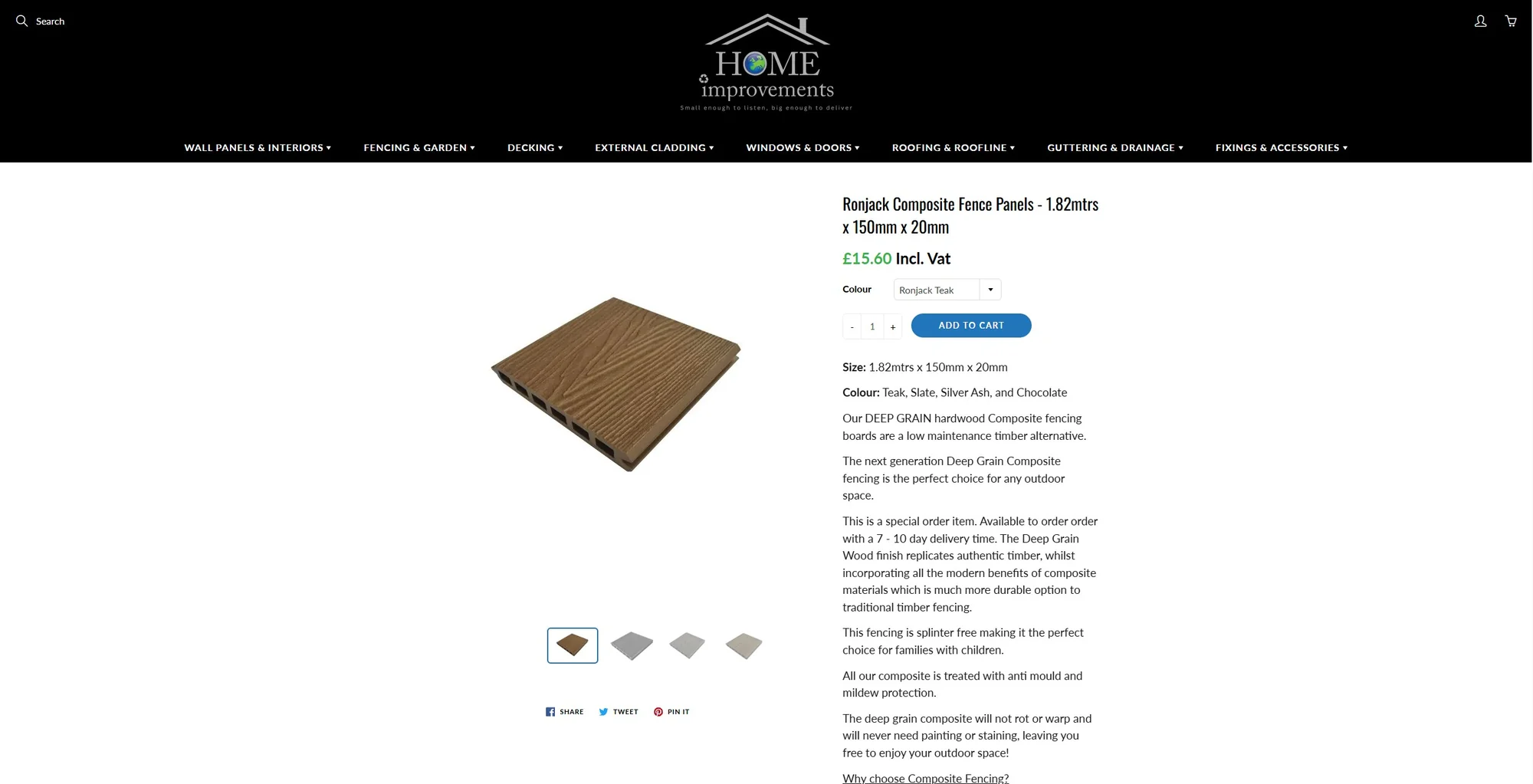 Old product page with a cut-out product image and long unstructured description